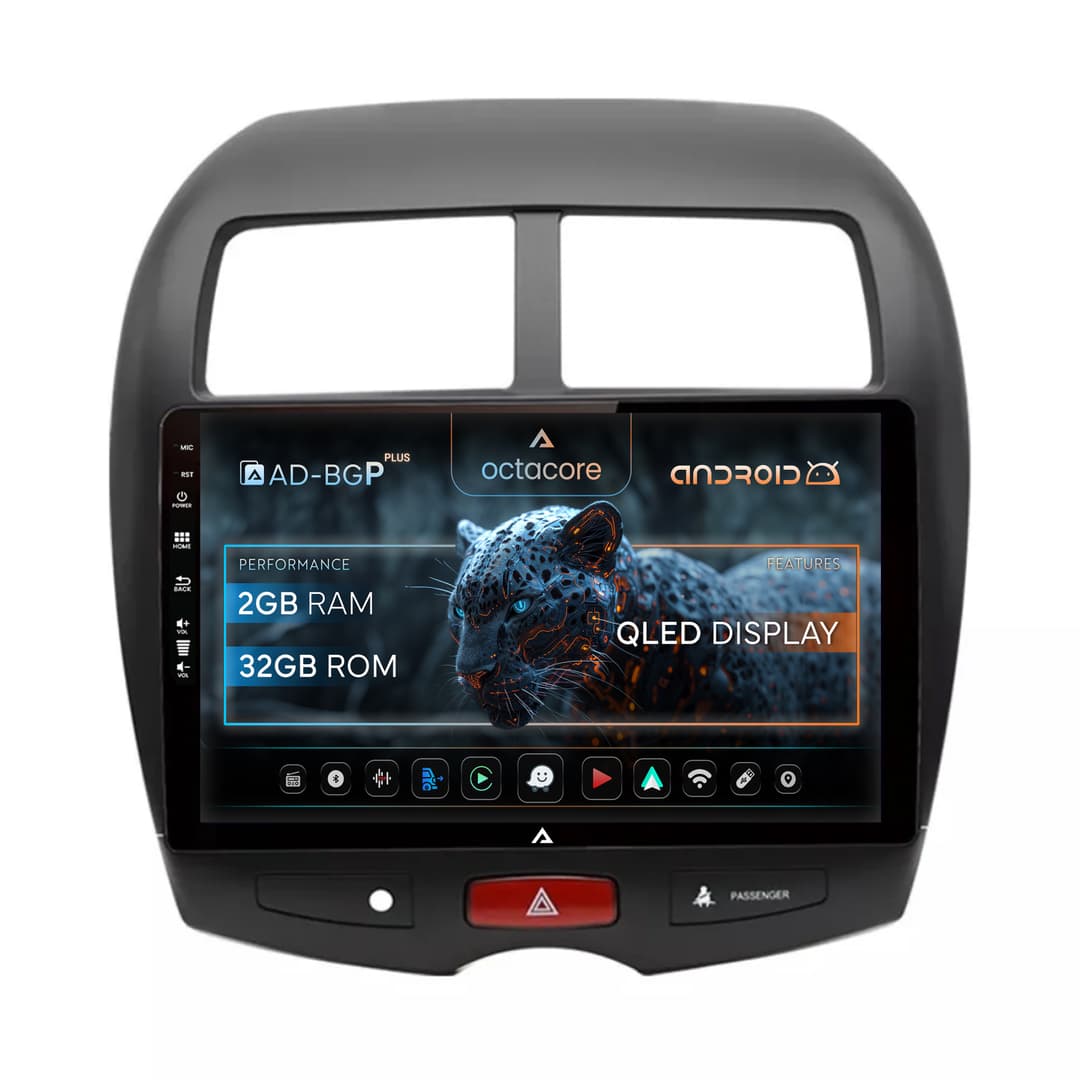 Navigatie Mitsubishi ASX Peugeot 4008 (2010-2015), Android, P-Octacore 2GB RAM + 32GB ROM, 10.1 Inch - AD-BGP10002+AD-BGRKIT267