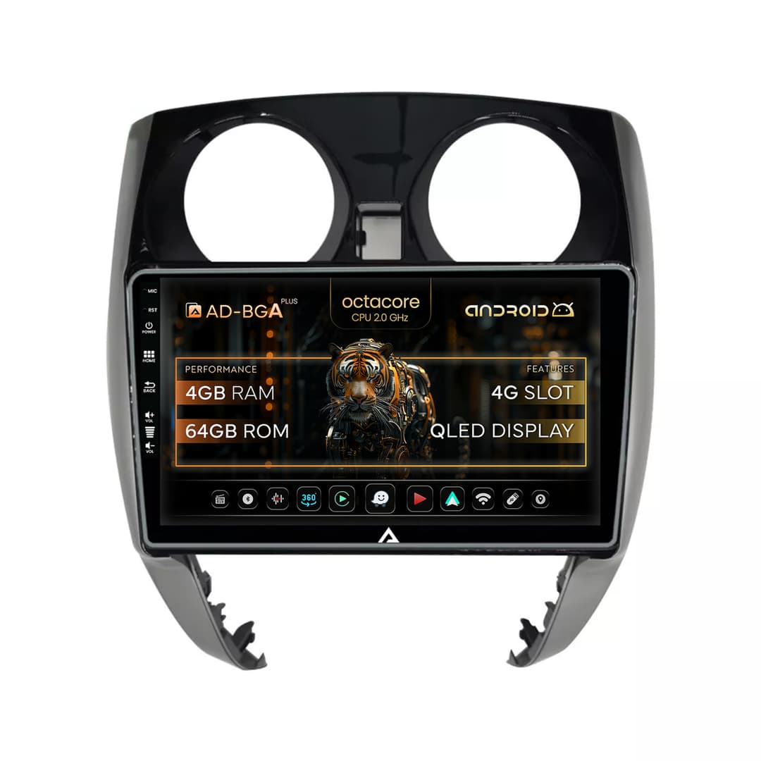 Navigatie Nissan Note (2012-2019), Android, A-Octacore 4GB RAM + 64GB ROM, 10.1 Inch - AD-BGA10004+AD-BGRKIT167