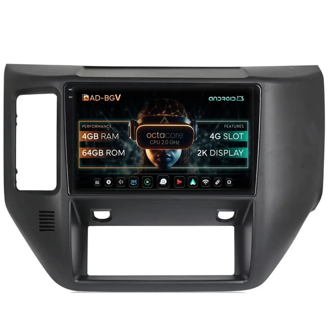 Navigatie Nissan Patrol (2004-2012), Android, V-Octacore 4GB RAM + 64GB ROM, 9.5 Inch - AD-BGV9004+AD-BGRKIT166V2