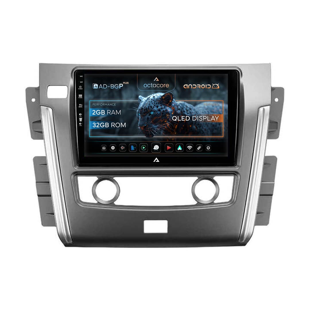 Navigatie Nissan Patrol (2012-2020), Android, P-Octacore 2GB RAM + 32GB ROM, 10.1 Inch - AD-BGP10002+AD-BGRKIT164