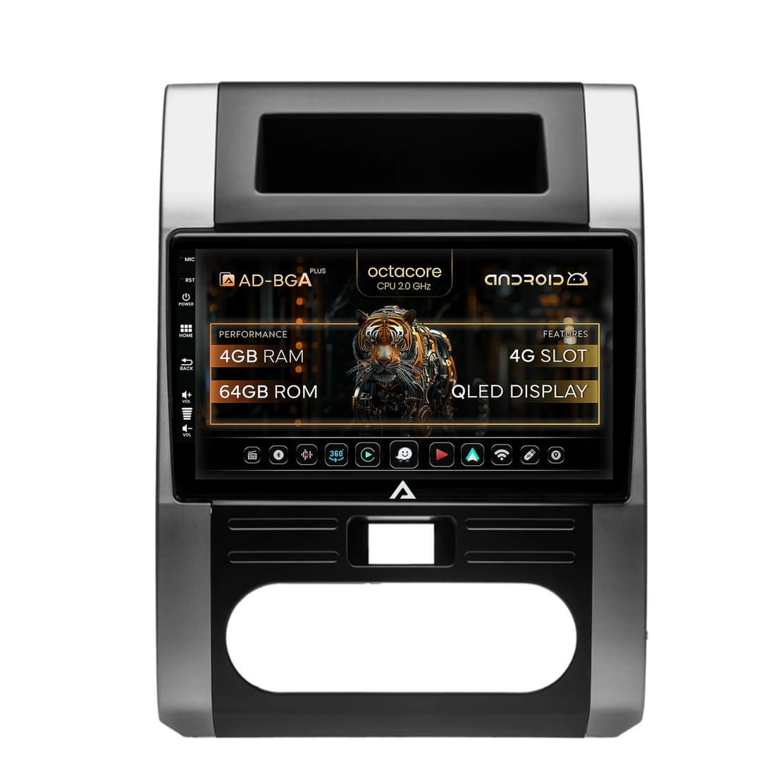 Navigatie Nissan X-Trail (2007-2015), Android, A-Octacore 4GB RAM + 64GB ROM, 10.1 INCH - AD-BGA10004+AD-BGRKIT160