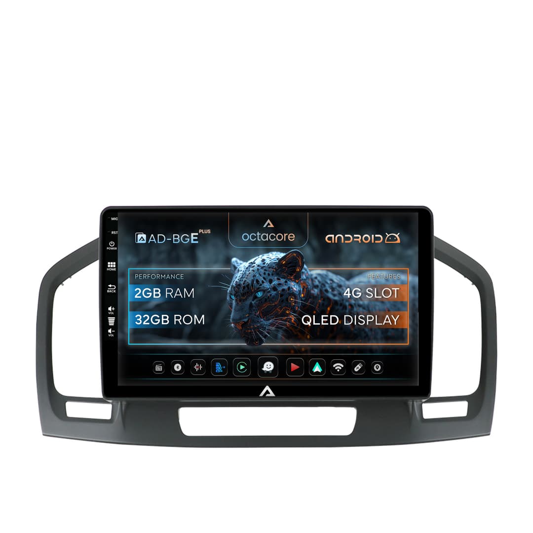 Navigatie Opel Insignia (2008-2013), Android, E-Octacore 2GB RAM + 32GB ROM, 9 Inch - AD-BGE9002+AD-BGRKIT254