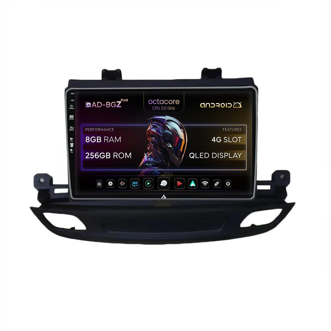 Navigatie Opel Insignia B (2017+), Android, Z-Octacore 8GB RAM + 256GB ROM, 9 Inch - AD-BGZ9008+AD-BGRKIT252