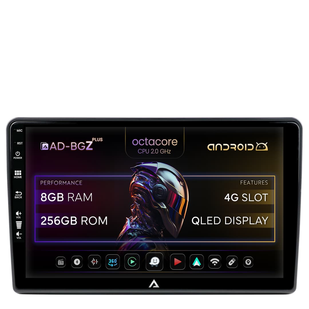 Navigatie Peugeot 308 (2012-2017), Android, Z-Octacore 8GB RAM + 256GB ROM, 9 Inch - AD-BGZ9008+AD-BGRKIT257