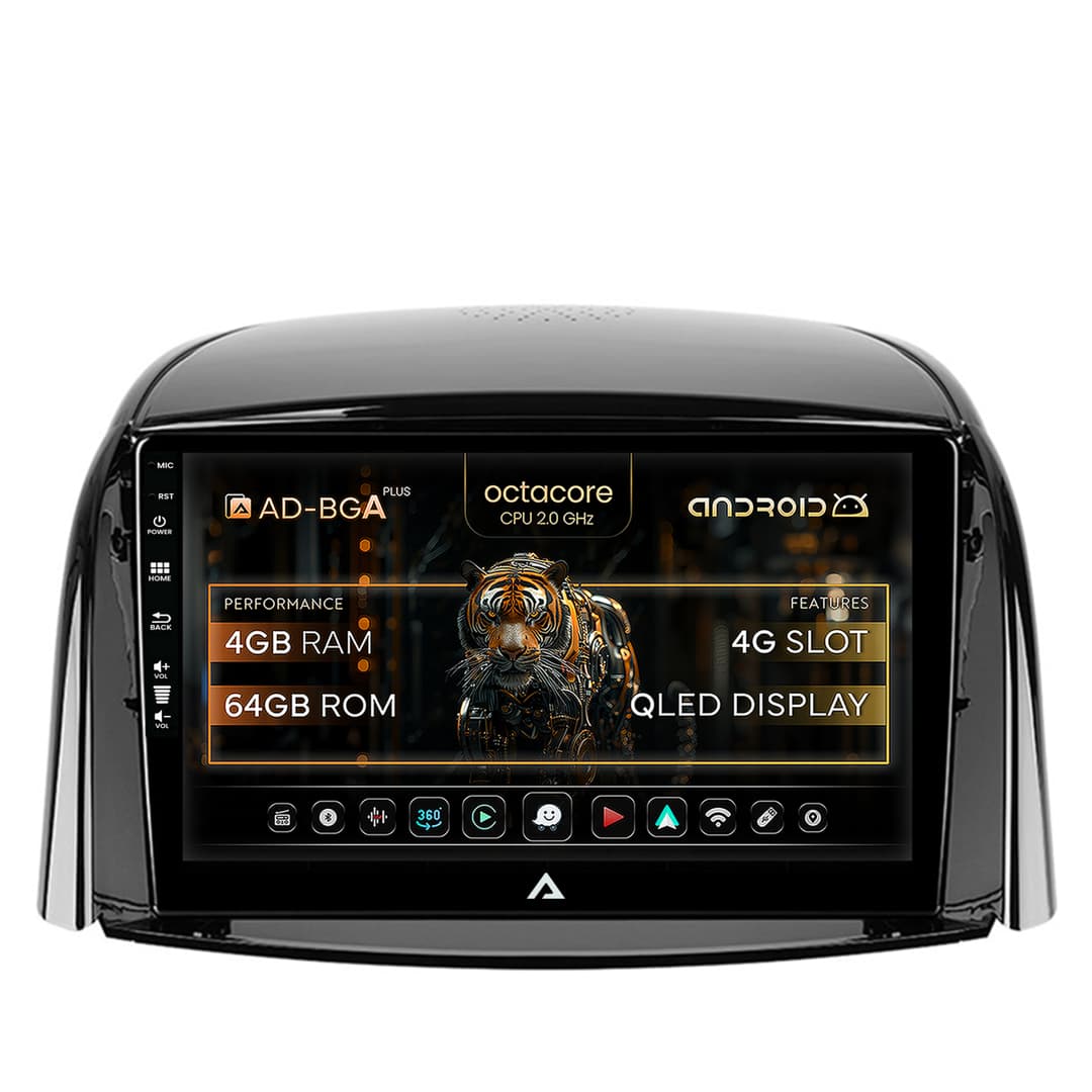 Navigatie Renault Koleos (2009-2016), Android, A-Octacore 4GB RAM + 64GB ROM, 9 Inch - AD-BGA9004+AD-BGRKIT365