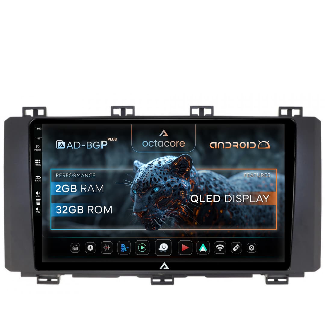 Navigatie Seat Ateca (2016-Prezent), Android, P-Octacore 2GB RAM + 32GB ROM, 9 Inch - AD-BGP9002+AD-BGRKIT001