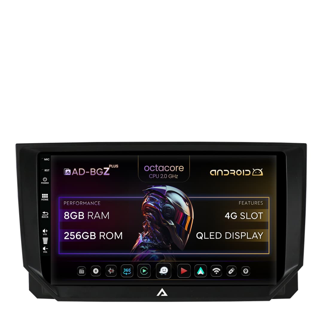 Navigatie Seat Ibiza Arona (2017-2021), Android, Z-Octacore 8GB RAM + 256GB ROM, 9 Inch - AD-BGZ9008+AD-BGRKIT045