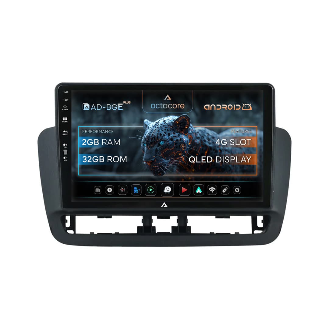 Navigatie Seat Ibiza IV (2014-2017), Android, E-Octacore 2GB RAM + 32GB ROM, 9 Inch - AD-BGE9002+AD-BGRKIT062