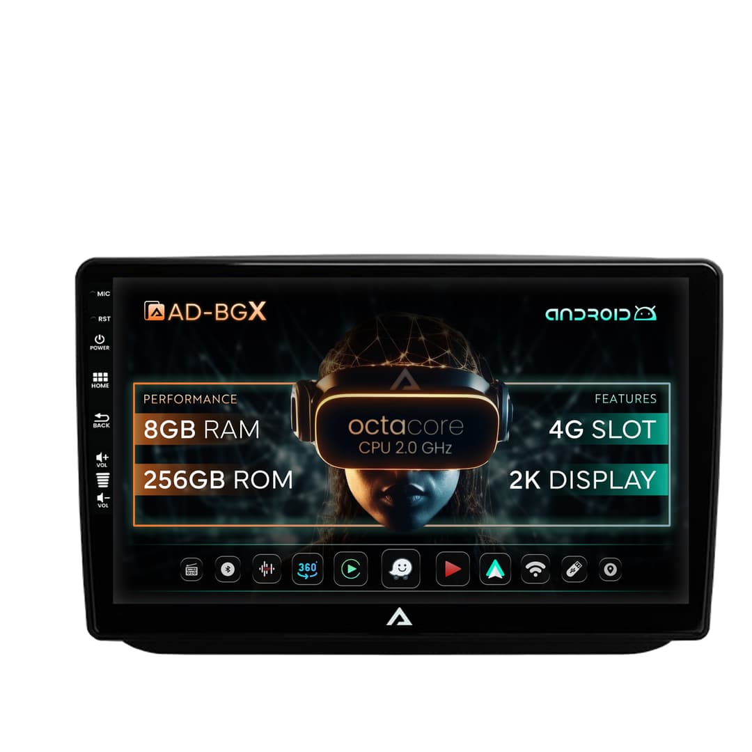 Navigatie Skoda Fabia (2007-2014), Android, X-Octacore 8GB RAM + 256GB ROM, 10.36 Inch - AD-BGX10008+AD-BGRKIT046