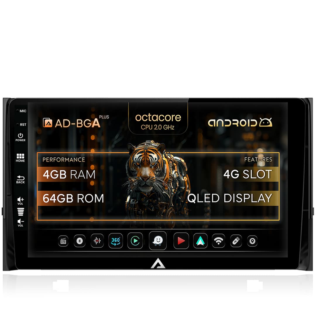 Navigatie Skoda Kodiaq, Android, A-Octacore 4GB RAM + 64GB ROM, 10.1 Inch - AD-BGA10004+AD-BGRKIT028
