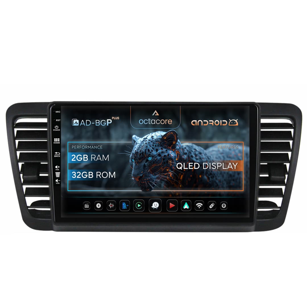 Navigatie Subaru Legacy (2004-2010), Android, P-Octacore 2GB RAM + 32GB ROM, 9 Inch - AD-BGP9002+AD-BGRKIT338