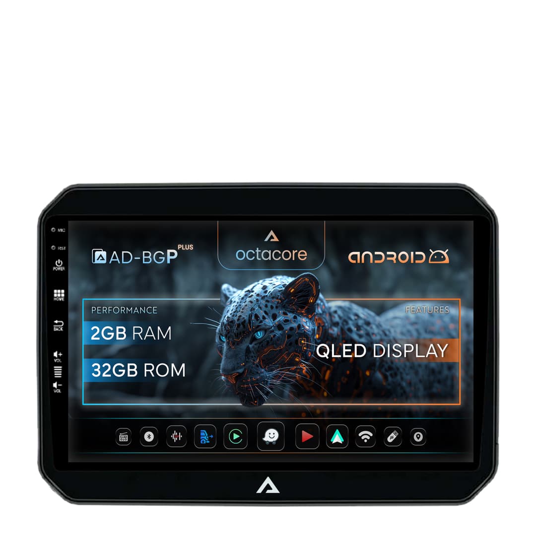 Navigatie Suzuki Ignis (2016+), Android, P-Octacore 2GB RAM + 32GB ROM, 9 Inch - AD-BGP9002+AD-BGRKIT308