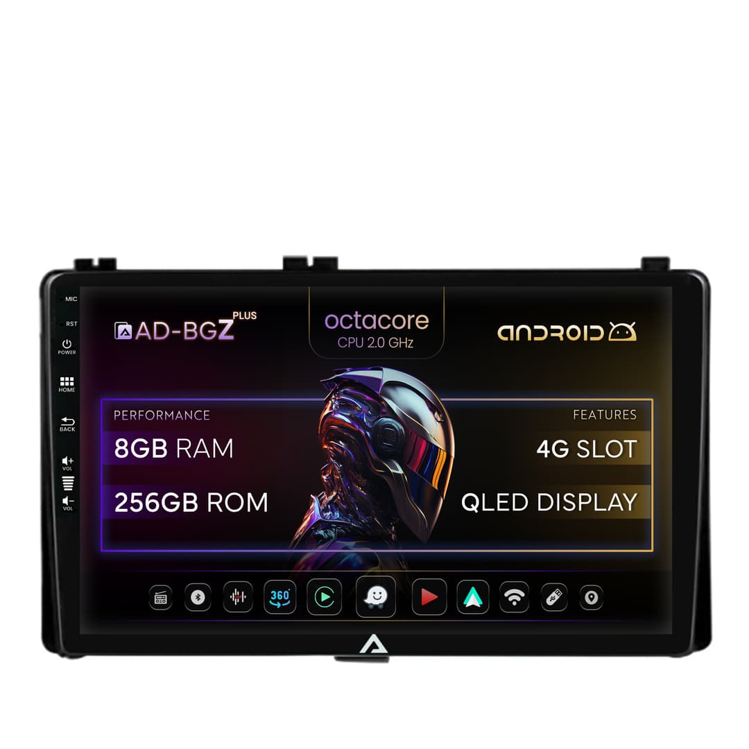 Navigatie Toyota Auris Corolla (2016-2018), Android, Z-Octacore 8GB RAM + 256GB ROM, 9 Inch - AD-BGZ9008+AD-BGRKIT089AV2