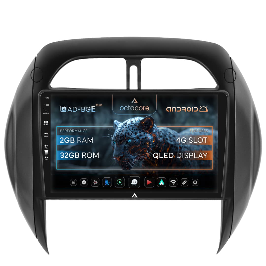 Navigatie Toyota RAV4 (2003-2005), Android, E-Octacore 2GB RAM + 32GB ROM, 9 Inch - AD-BGE9002+AD-BGRKIT109V4