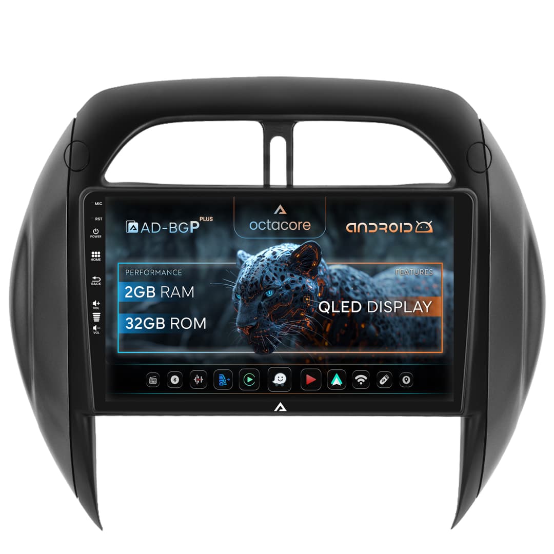 Navigatie Toyota RAV4 (2003-2005), Android, P-Octacore 2GB RAM + 32GB ROM, 9 Inch - AD-BGP9002+AD-BGRKIT109V4