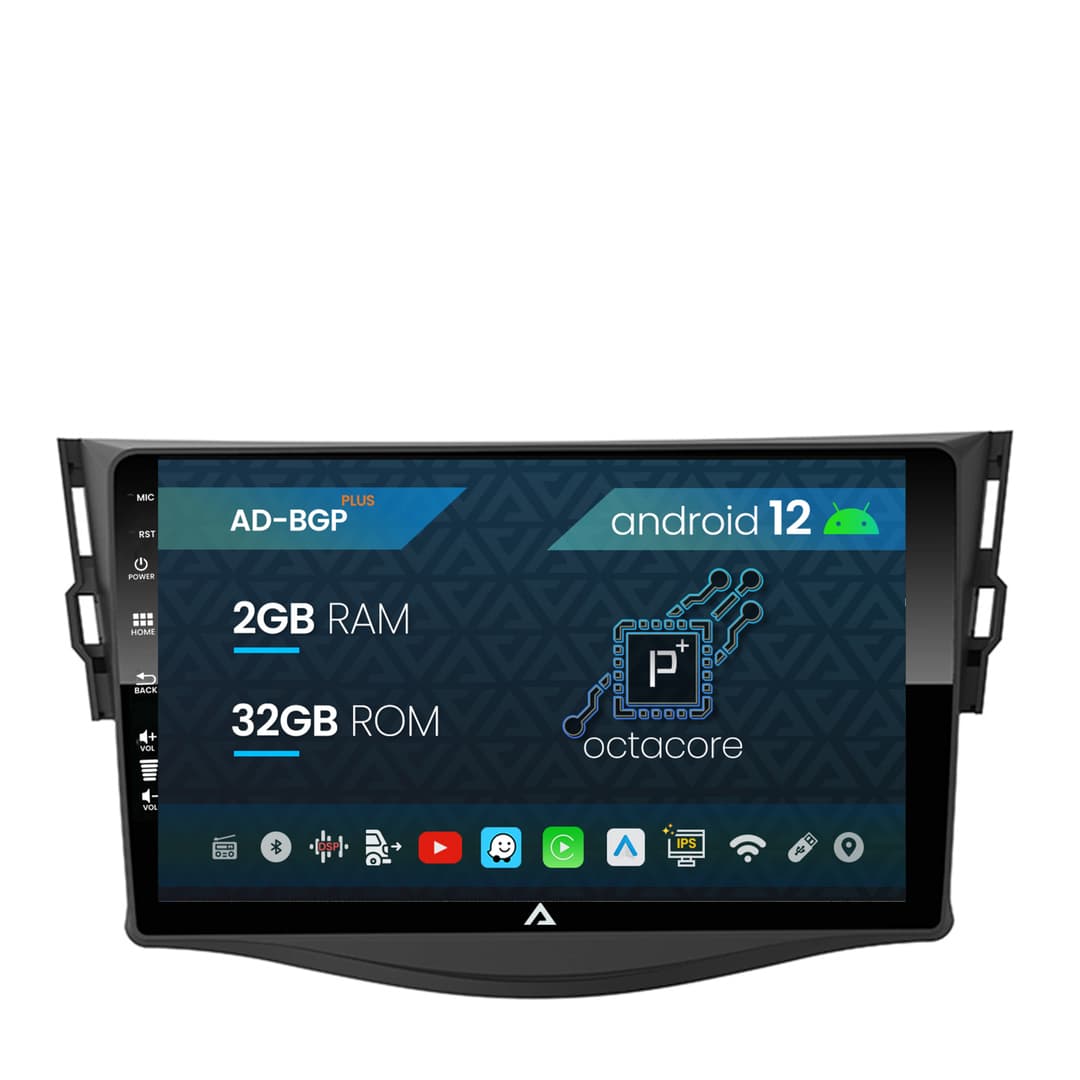 Navigatie Toyota RAV4 (2006-2013), Android, P-Octacore 2GB RAM + 32GB ROM, 9 Inch - AD-BGP9002+AD-BGRKIT096