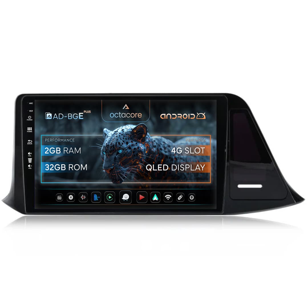 Navigatie Toyota Toyota C-HR (2016-2020), Android, E-Octacore 2GB RAM + 32GB ROM, 9 Inch - AD-BGE9002+AD-BGRKIT074