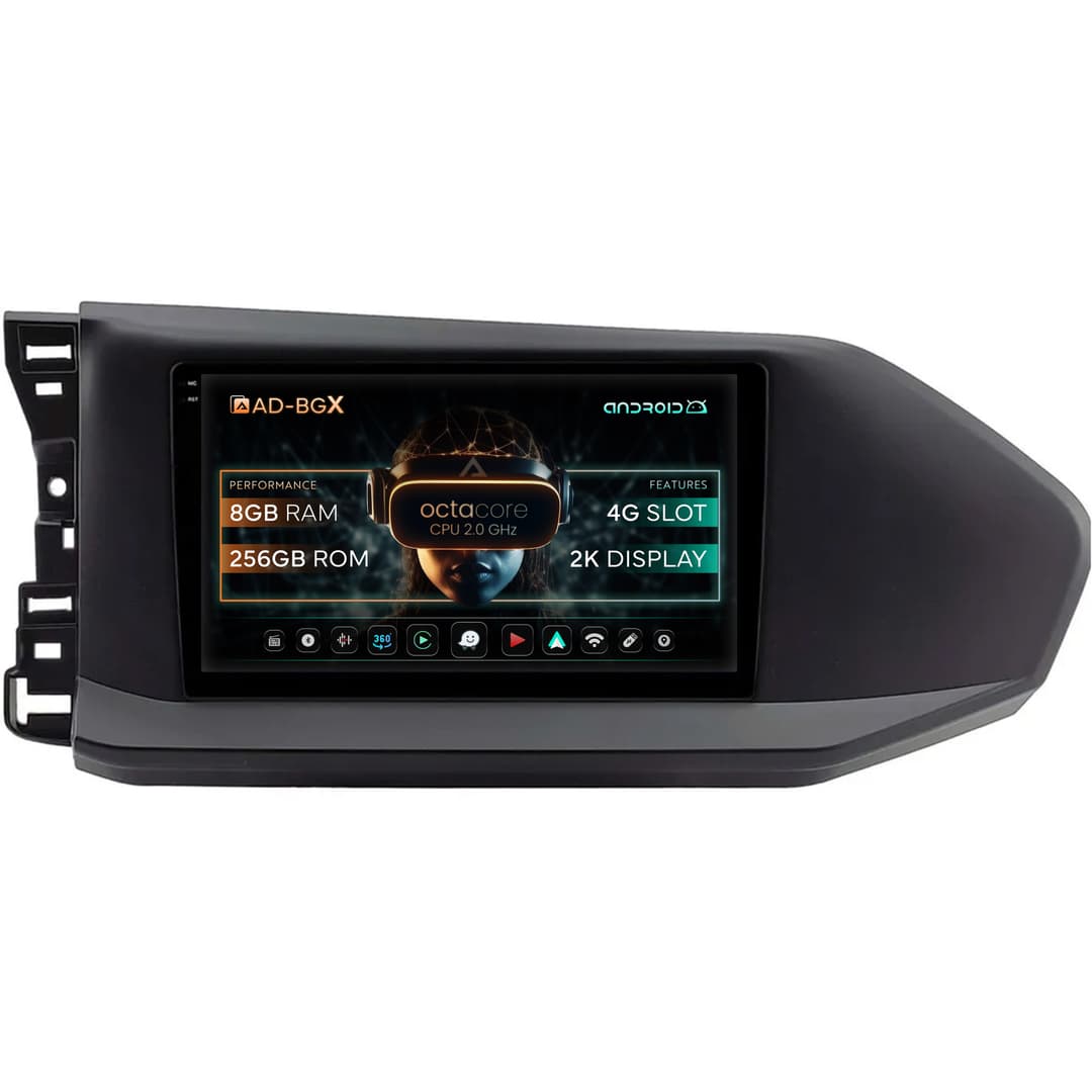Navigatie Volkswagen Caddy (2023+), Android, X-Octacore 8GB RAM + 256GB ROM, 9.5 Inch - AD-BGX9008+AD-BGRKIT031