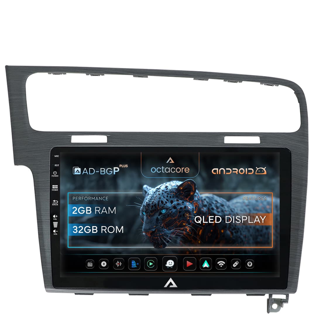 Navigatie Volkswagen Golf 7, Android, P-Octacore 2GB RAM + 32GB ROM, 10.1 Inch - AD-BGP10002+AD-BGRKIT023A