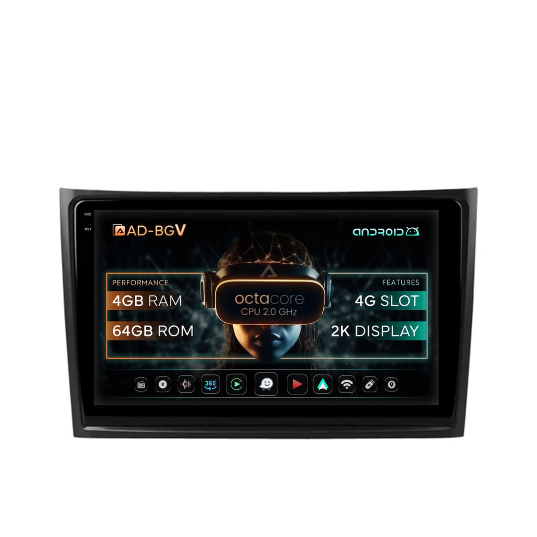 Navigatie Volvo XC90 (2002-2014), Android, V-Octacore 4GB RAM + 64GB ROM, 10.36 Inch - AD-BGV10004+AD-BGRKIT393