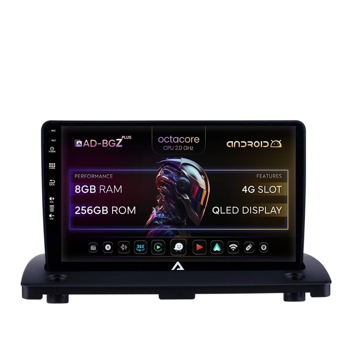 Navigatie Volvo XC90 (2002-2014), Android, Z-Octacore 8GB RAM + 256GB ROM, 9 Inch - AD-BGZ9008+AD-BGRKIT402
