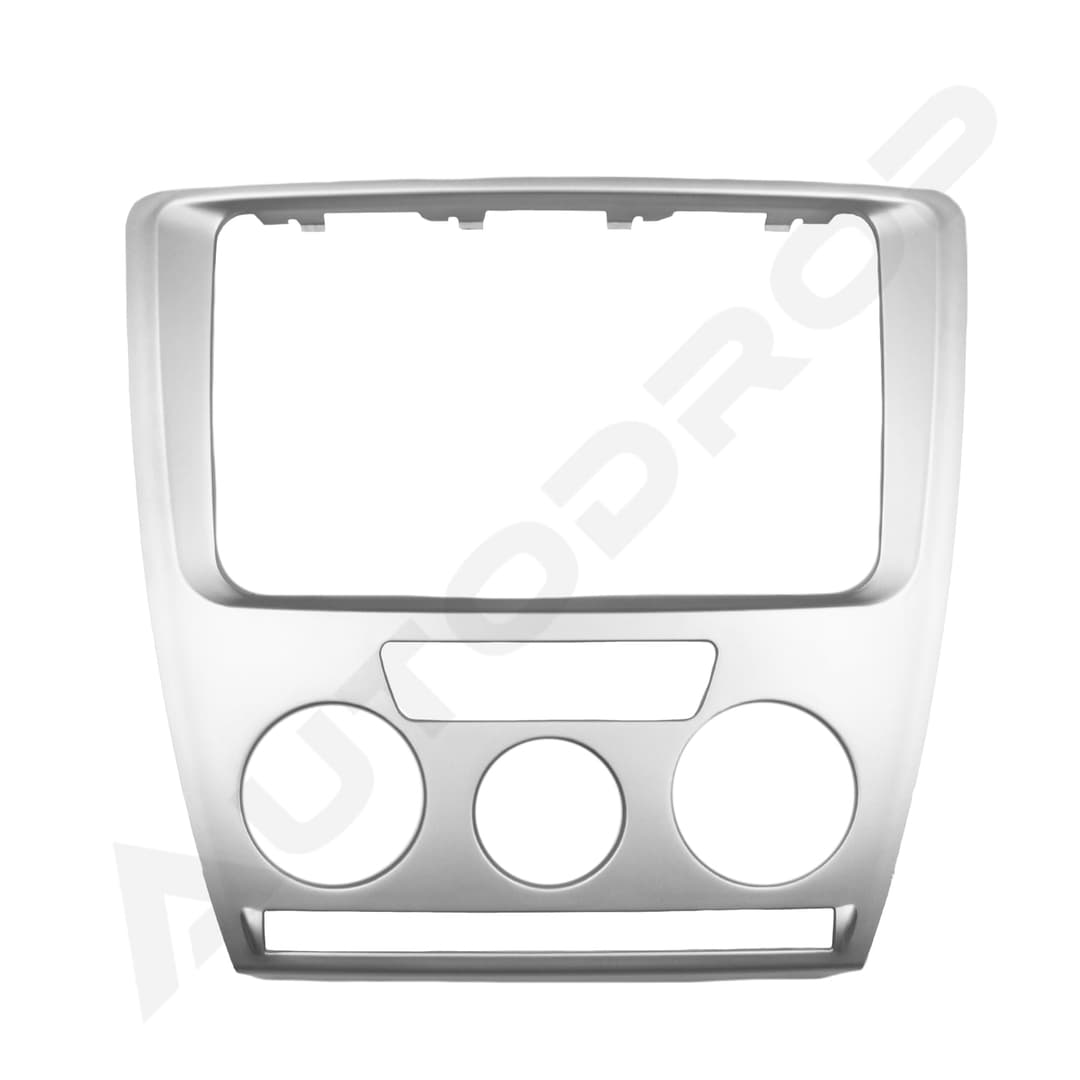 Ramă adaptoare Skoda Octavia 2 Non-Facelift (Clima Manuală) 2004-2009 - fațetă 213 133 (RNS 510 RCD 330), montaj dedicat