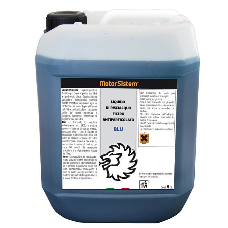 Solutie clatire filtru particule DPF FAP MotorSistem 5L - finalizare curatare sistem evacuare