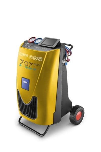 Aparat întreținere sistem aer condiționat KONFORT 707 TOUCH OFF ROAD - R1234yf, stație A C complet automată, fără cuple incluse