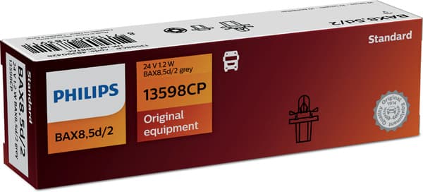 Bax 8.5D 2 Grey Philips (Set 10 Buc)