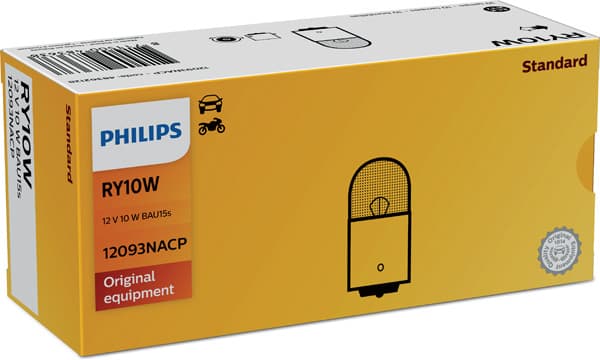 Bec Auxiliar Ry10W 12V Set 10 Buc Vision Philips
