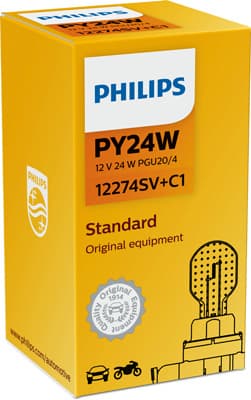 Bec Semnalizare 12V Py24 Silver Vision Philips