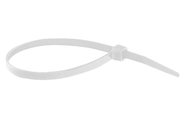 Coliere Nylon Albe 2.5 160 Mm Set 100 Buc