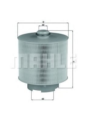 Filtru aer MAHLE ORIGINAL LX 1006 1D