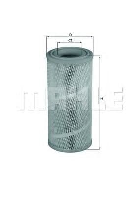 Filtru aer MAHLE ORIGINAL LX 1142