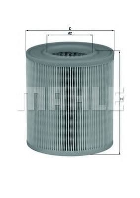 Filtru aer MAHLE ORIGINAL LX 1253
