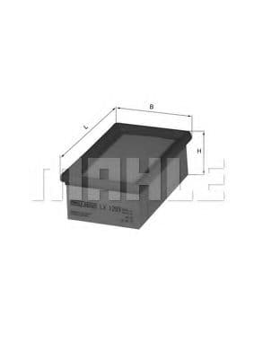 Filtru aer MAHLE ORIGINAL LX 1293