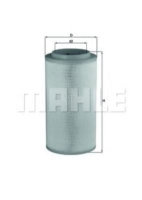 Filtru aer MAHLE ORIGINAL LX 1734