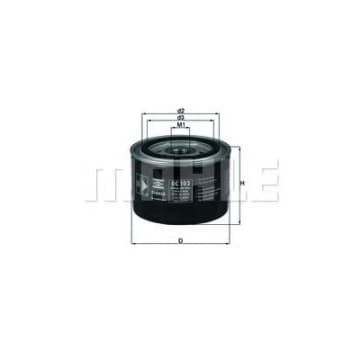 Filtru ulei MAHLE ORIGINAL OC 102