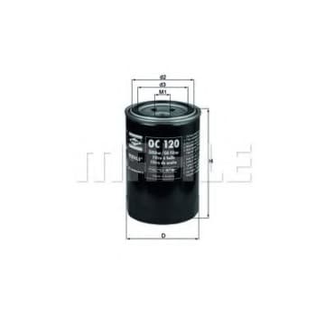Filtru ulei MAHLE ORIGINAL OC 120