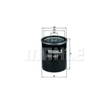 Filtru ulei MAHLE ORIGINAL OC 495