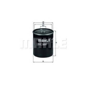 Filtru ulei MAHLE ORIGINAL OC 986