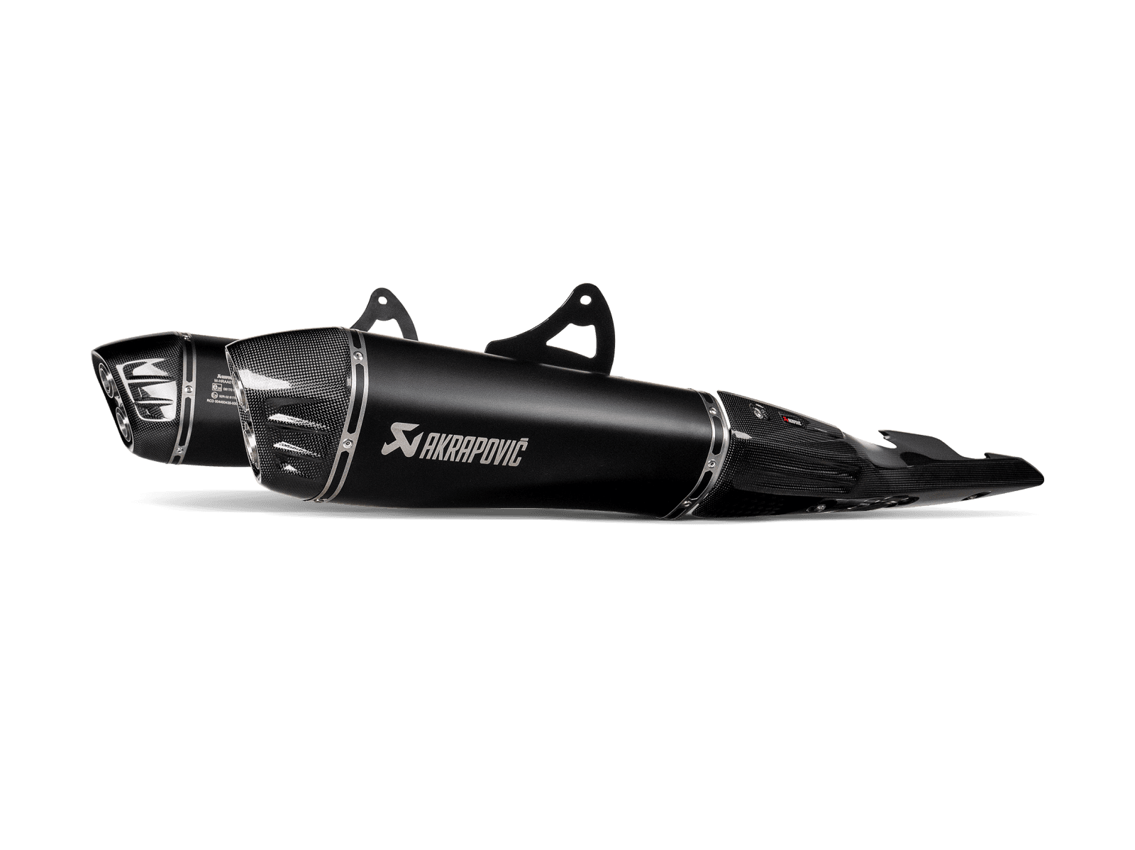 Finala din titan negru Akrapovic Black Suzuki GSX 1300 R Hayabusa 2025