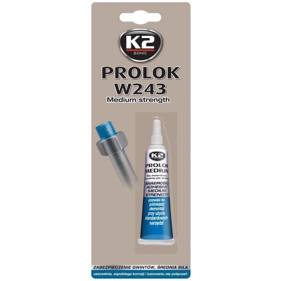K2 Solutie Blocat Suruburi Albastru Prolock Medium 6ML B150