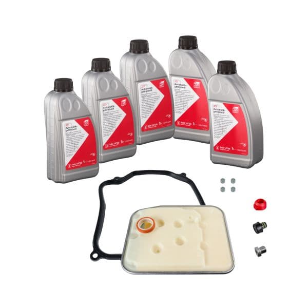 Kit schimb ulei cutie automata AG4 01M FEBI 5L - VW Golf 4, Audi A3 8L, Skoda Octavia 1