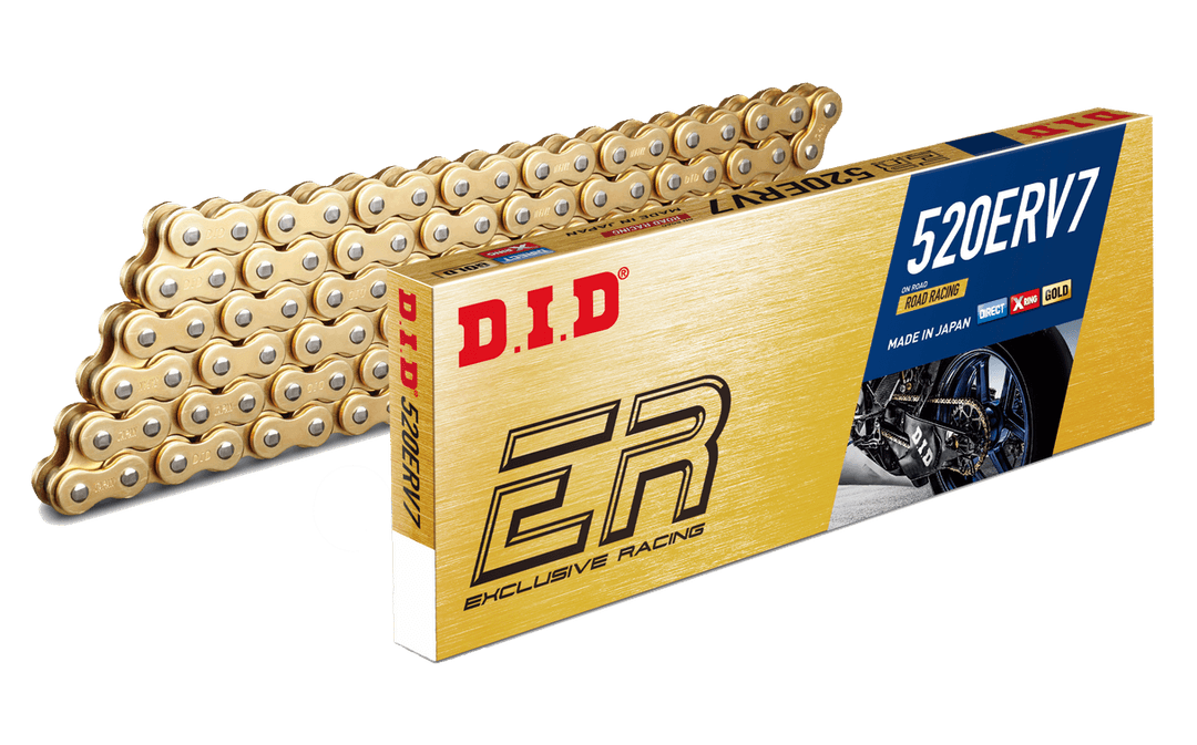 Lant transmisie curse Exclusive D.I.D Chain 520ERV7 120 zale Gold Gold