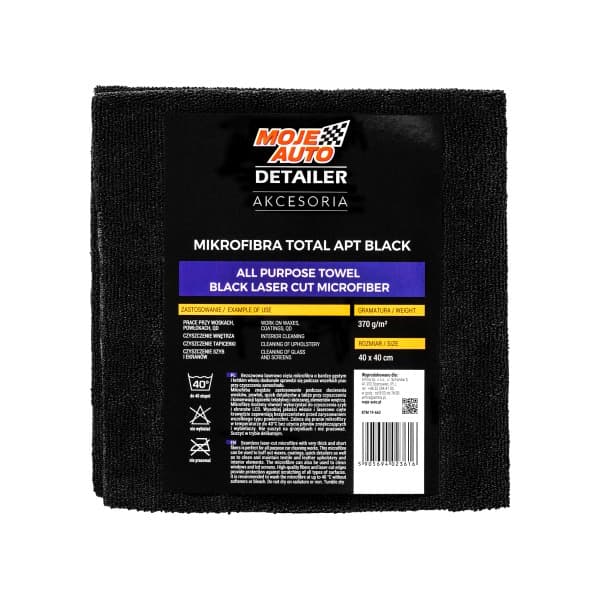 Laveta universala din microfibra, 370GSM, Moje Auto Detailer 40x40cm