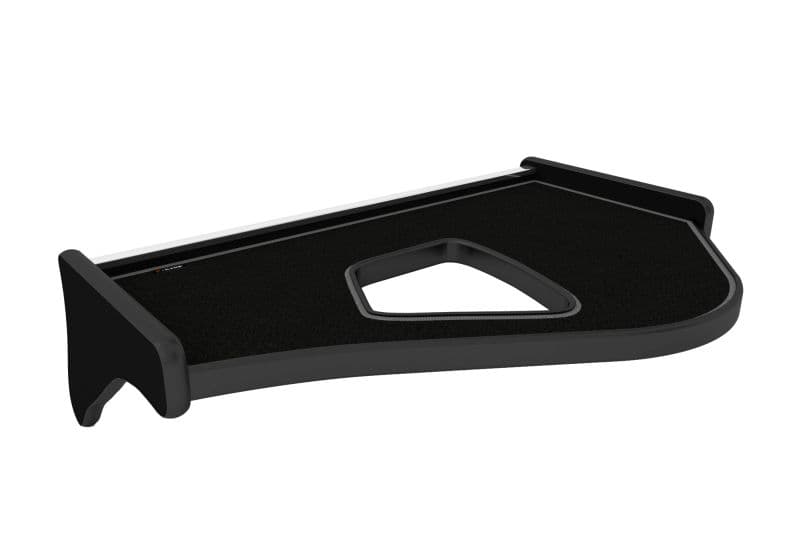 Masa centrala bord camion compatibia cu Volvo Volvo FH, FH 16, FM (01.2002-12.2008), Negru cu cusatura gri