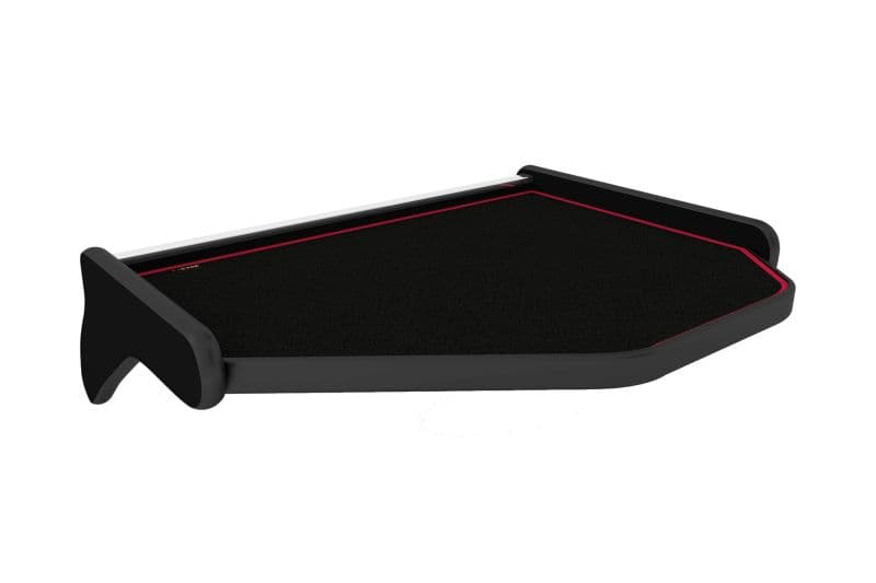 Masa centrala bord camion compatibila cu Volvo FH 2 (01.1998-12.2001), Negru cu cusatura rosie