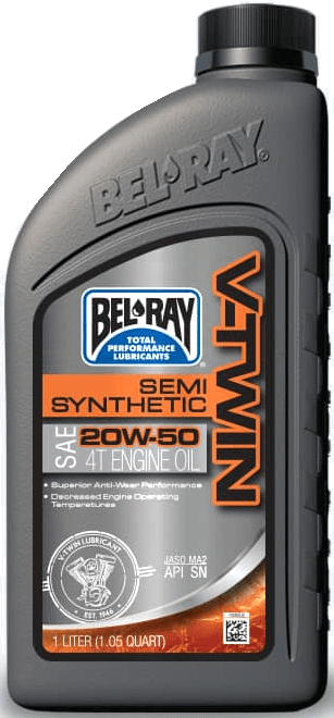 Ulei de motor Bel-Ray V-TWIN SEMI SYNTHETIC 20W-50 1 l 1L