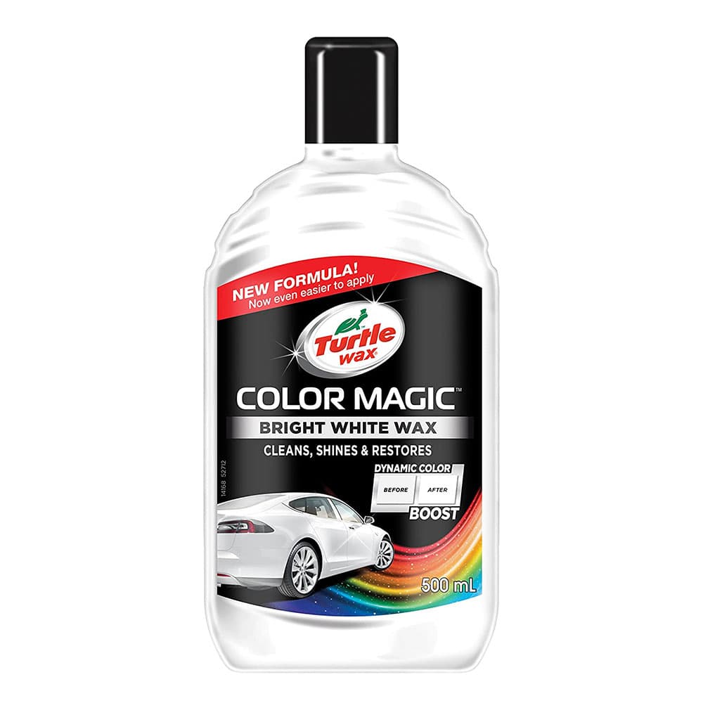 Pasta Polish 3 In 1 Turtle Wax Color Magic Bright White Wax, 500Ml